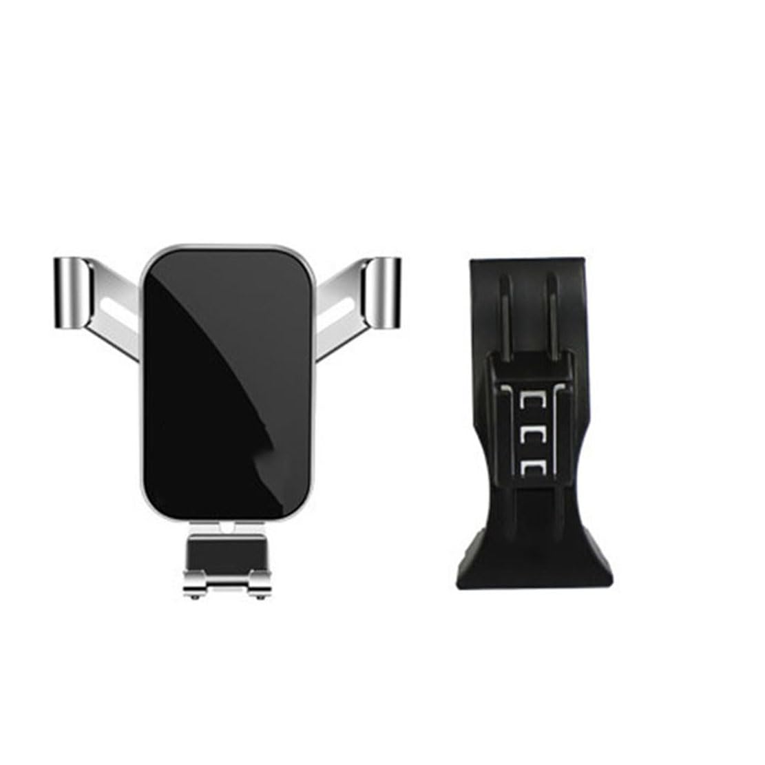 CAKERS Car phone holder,Compatible with Ford Mustang 2015–2023,Auto Parts,silver