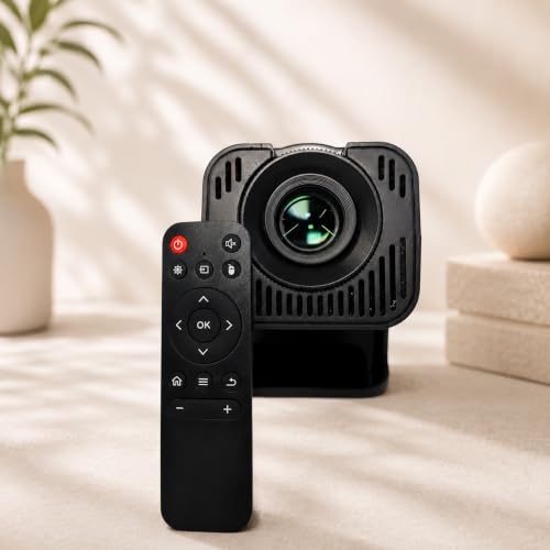 Image of XOME Nova Smart Projector for Home Cinema, HDMI USB Wi-Fi Bluetooth, Android Smart OS Auto Keystone Correction Manual Focus, 1920x1080 Native
