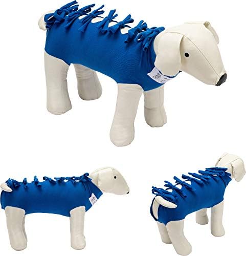 Body Post-operatorio Per Cani E Gatti – Protegge Ferite E Bendaggi, In Cotone Traspirante, Taglia S (Torace 47-53 Cm, 10-15 Kg)