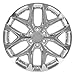 OE Wheels CV98 22 Inch Rims and Tires Fit Silverado 1500 Snowflake Style 22x9 Chrome - Hollander 5904 - iMove Gen 2 SUV 285/45-22 (Set of 4)