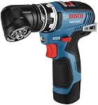 BOSCH GSR12V-300FCB22 système de perceuse/visseuse EC Brushless Flexiclick 5 en 1 12V Max avec (2) batteries de 2 Ah