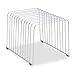 Desktop Organizer, 11 Sections, Wire, 9 x 11 3/8 x 8, Silver