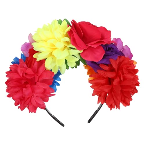 Serre-tête floral sombre Hemobllo pour célébrer la Fête des Morts