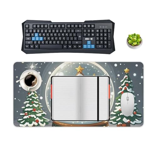 Protector de escritorio FekiLoot Snow Globe 30x60 cm miniatura 4