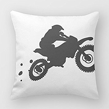 Motocross Pillow Case Cover Decorative Throw Pillows For Sofa