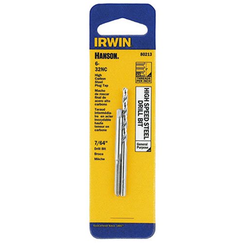 Irwin 80213 #6x32 NC Tap/Drill Set