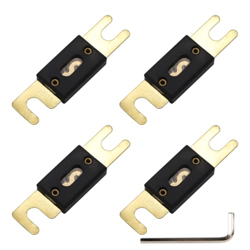200 Amp ANL Fuse for Audio Stereo Amplifier Sub Speaker Subwoofer Amp System Fuses 4PCS with Hex Tool