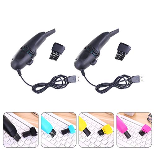 Lurrose Limpador de Teclado 2Pcs Usb Aspirador de PÃ³ de Teclado Mini Limpador de Computador para La