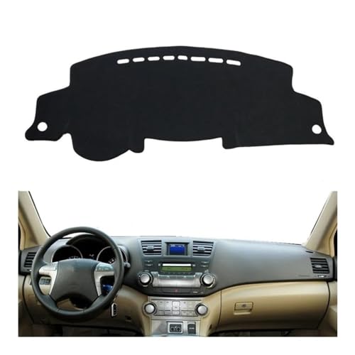 Tapis de protection solaire pour tableau de bord Toyota Highlander anti-reflet