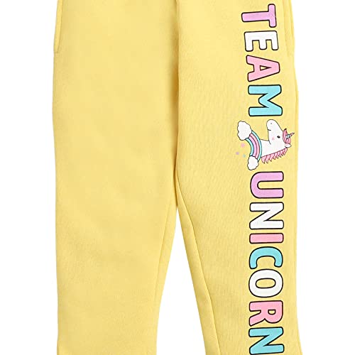 Image of Hopscotch Girls Regular Fit Cotton Graphic Printed Track Pant in Multi Color