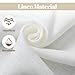 Chicplaid 24 Pcs 24 Pcs White Linen Pocket Squares for Men 12" x 12" Linen Handkerchiefs Hankie for Formal Daily Use