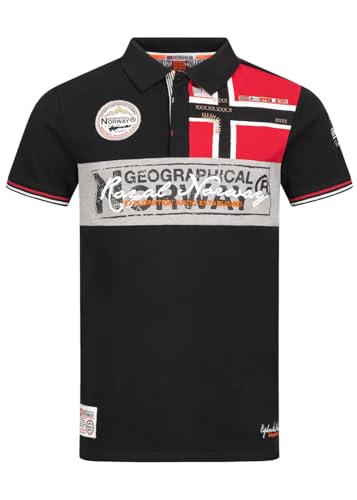 Geographical Norway Herren T-Shirt Kidney Men Black L