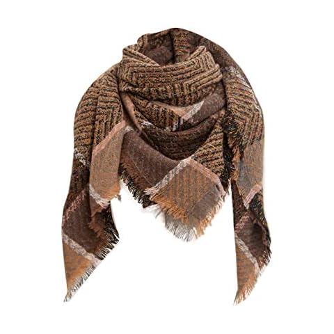 Écharpe Plaid Femme Générique Cover