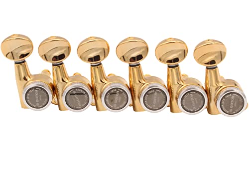 Gotoh SG381 MG-T Magnum Lock Lot de 3 mécaniques de chaque côté ou 15,2 cm Doré - Les Beatles, Paul McCartney, John Lennon, RIngo Starr, George Harrison Gotoh SG381 MG-T Magnum Lock Lot de 3 mécaniques de chaque côté ou 15,2 cm Doré