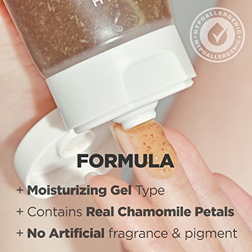 Hyggee Relief Chamomile Mask - Wash Off Petal Mask With Bha & Chamomile Extract - Soothing & Gentle Exfoliation Treatment - Skin Relaxing & Hydrating Skincare, 3.21 Fl.oz. #TOP4