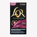 L'OR Cápsulas de café Espresso India | Intensidad 10 | Cápsulas de aluminio compatibles con las cafeteras Nespresso ®*...