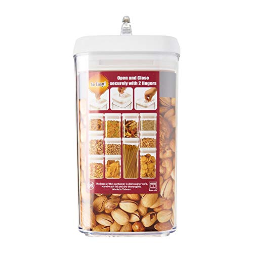 Pote para Mantimentos Hermético Bono Home de Acrílico Flip Tite 2,4 litros