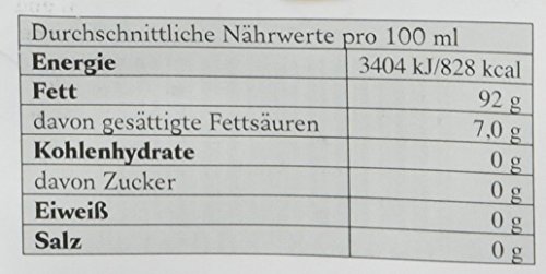 Haselnussöl vom Fass aus gerösteten Nüssen