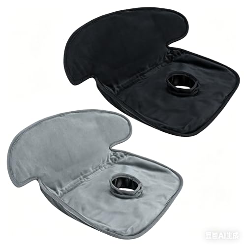 Image of INFANZIA Dry Seat, Car Seat Protector Waterproof Carseat Liner Potty Training Toddlers, Baby and Infants, Piddle Pad for Carseats Strollers (Black and Gray, 2-Pack)
