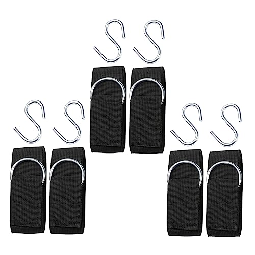 Sosoport Tree Stand Harness 6pcs Swing Hanging Kit with Ropes and s Hooks for Easy Setup