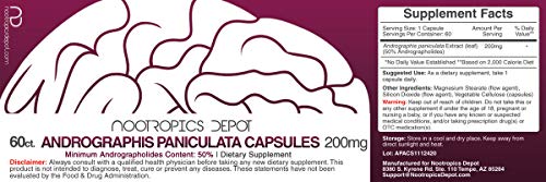 Nootropics Depot Andrographis Paniculata Capsules