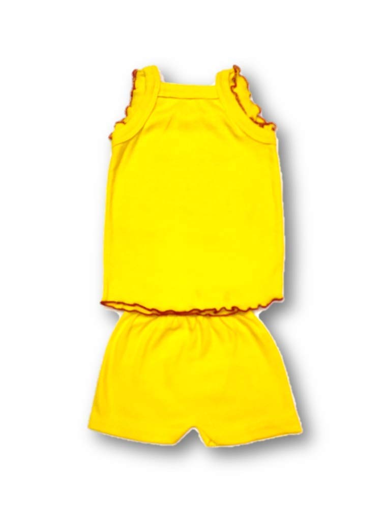 Jimmy Jammy - Baby Girl 100% Cotton Frock and Shorts Set (Pack of 5) (6-12 Months)
