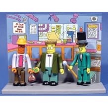 The Simpsons Blocko Figures Mr. Burns Smithers & Carl