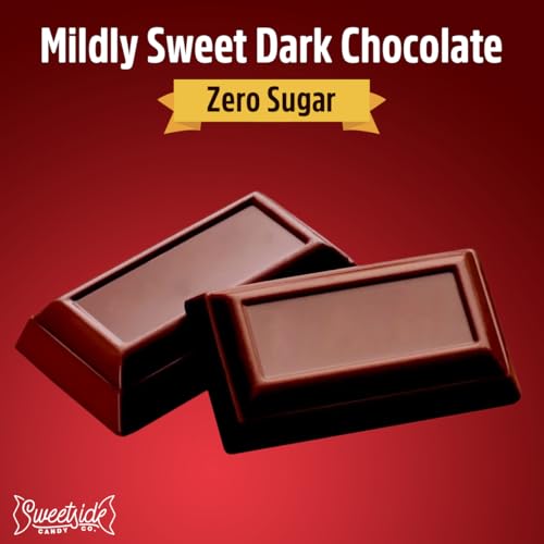 Zero Sugar Special Dark Chocolate Candy Bulk Pack - Individually Wrapped Sugar Free Chocolate Candy Bar Snack Size for Office Cravings, On the Go Snacking and Party Favors, 2lb - Image 3