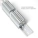 10 Pcs Fixed Bridge Jumper, FBI-10-6 Fixed Bridge Connectors for DIN Rail Terminal Blocks, Insert-Pull Bridging, Compatible with UK2.5B and UK5N, 10 Pole, 100 Screws Included