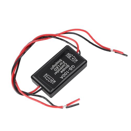 YWBL-WH DC 6-30V Flash Strobe Controller LED Brake Flasher Module IP65 for Motor Vehicles Car LED Brake Lamp Tail Stop Light, Industrial Control Components