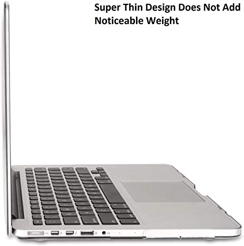 Image of Midkart Hard Shell Plastic Case Cover Compatible with MacBook Pro 15 inch with Retina Display (Model A1398, Old Version, Release 2015 - 2012) with Silicon Key Guard & Dust Plugs, Crystal Clear Transparent