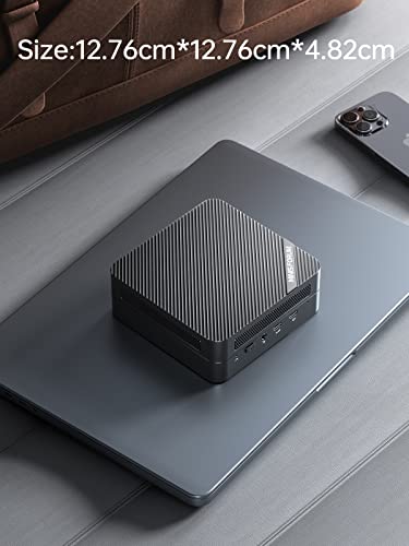 Minisforum Um450 Mini Pc Windows 11 Pro Amd Ryzen 5 4500U 6C/6T Up To 4.0 Ghz 32 Gb Ram 512 Gb Pcie Ssd Amd Radeon Graphics Dual Wifi6 Bt 5.2 Mini Computer 4K Usb-C & Dual Hdmi 2500Mbps 5X Usb Ports #TOP5