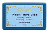 Moroccan Indigo Nila Facial Soap - Handmade with Argan Oil & Shea Butter
