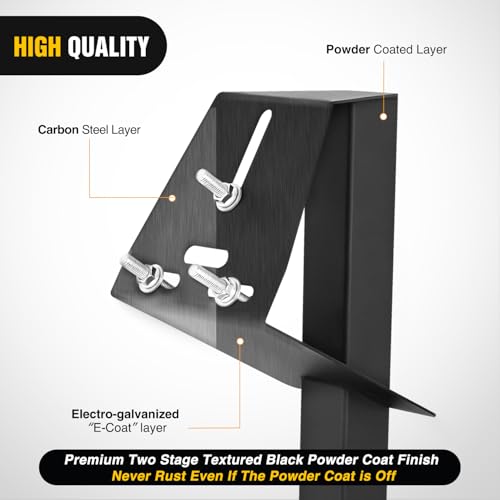 Image of Nilight Trailer Hitch Spare Tire Carrier Adjustable Hitch Spare Tire Mount for Truck SUV ATV UTV for 2 Inch Receiver Fits 4 & 5 & 6 Lugs Trailer Wheels