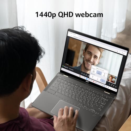 PC portable hybride tactile Acer Acer Chromebook Plus Spin 714 CP714 1HN 78VV ChromeOS Intel Core Ultra 7 - vue 5