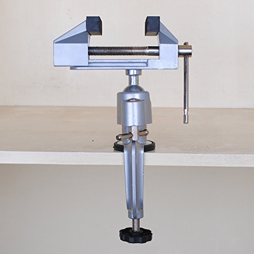 NUZAMAS Table Vise Bench Vice Aluminum Alloy Swivel 360 Degree Rotating Universal Clamp Units Vise Tools