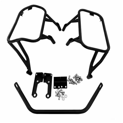 Trasero Portaequipajes para CFMOTO para 450MT para 450-MT 2023-2025 Baúl Superior Portaequipajes Alforjas Caja Herramientas Lateral Soportes Estante Trasero para Motos(Negro)