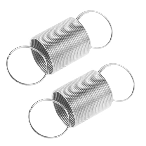 OSOLADY 2pcs Stainless Steel Tension Springs Replacement for Springs Rings Ends Small