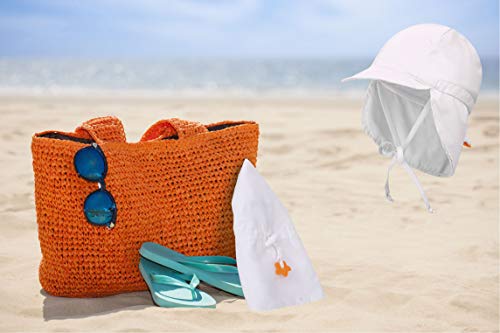 Livingston Kid’s SPF 50+ UV Sun Ray Protective Safari Hat w/Neck Cover Sun Hat for Baby4