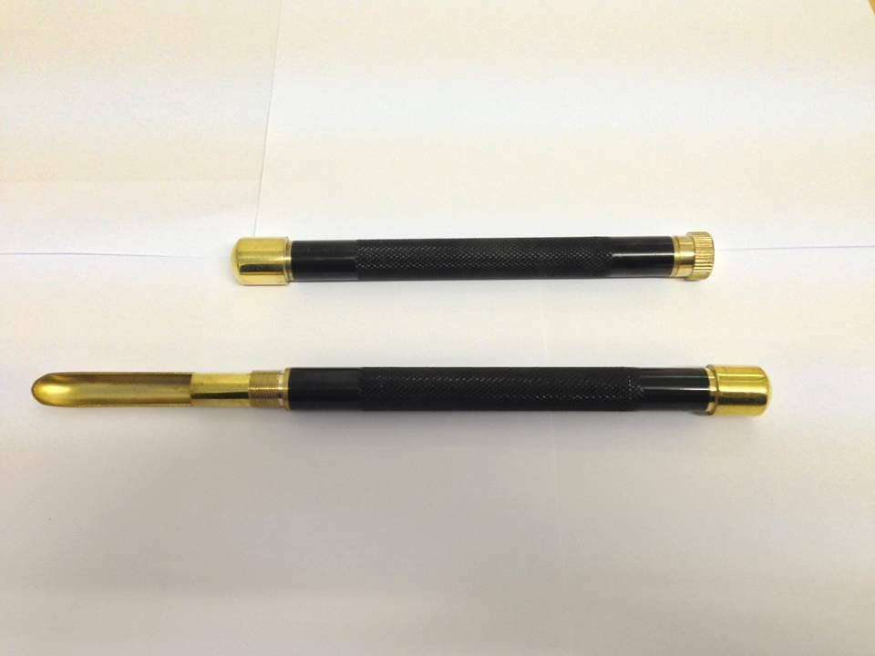 Lidsters Marrow Spoon Trout Priest Fishing Hook, Black, 19cm or 26cm, 1 Piece