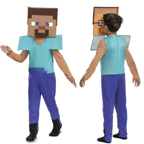 Disguise Minecraft Steve Fancy costume Child Unisex Game 8.82 oz (250 g)