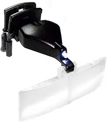 Lupa De Pala Cabeça Vision Eye Estek Estética 3 Aumentos