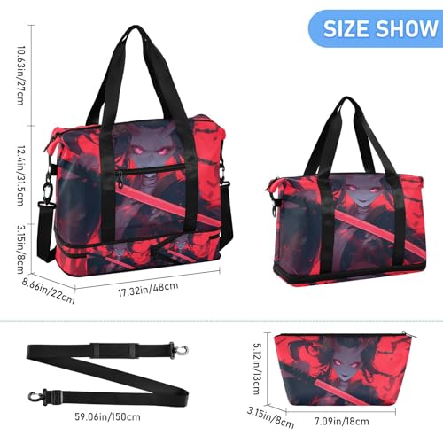 Bolsas de lona de estilo japonés con correa ajustable y sección impermeable unisex 3
