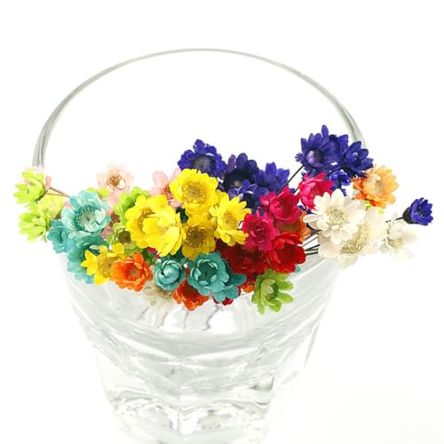Flores Secas Amarillas Pequeñas 200 Pcs para Artesanía miniatura 3