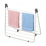 Oypla Over Bath Clothes Laundry Airer Drying Rack Washing with 10m Drying Space