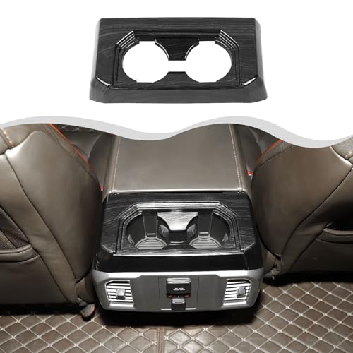 Panel portavasos trasero fibra carbono Ford F150 miniatura 1