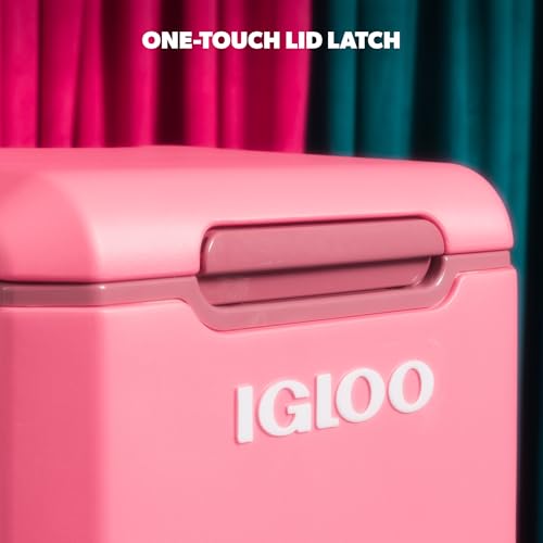 Image of Igloo Tag Along Too Coolers | Insulated Hard Shell Picnic Style Cooler | Rolling Ice Chest
