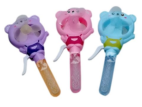 Image of Kingsman Store Bubble Shooter Toy for Toddlers | New Gatling Bubble Machine Maker with Fan Gift for Boys and Girls Outdoor Activities | Cool Bubbles Machine for Kids Gift Toys | Multi Color 1 Psc