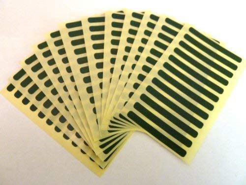 144 Selbstklebende Etiketten Grau, 50x5 Mm Rechteckig – Farbcode-Aufkleber Für Ordner, Bücher, Organisation