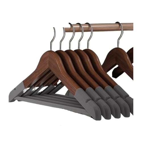 Perchas Ropa Blancas Madera Marca YUSUZH